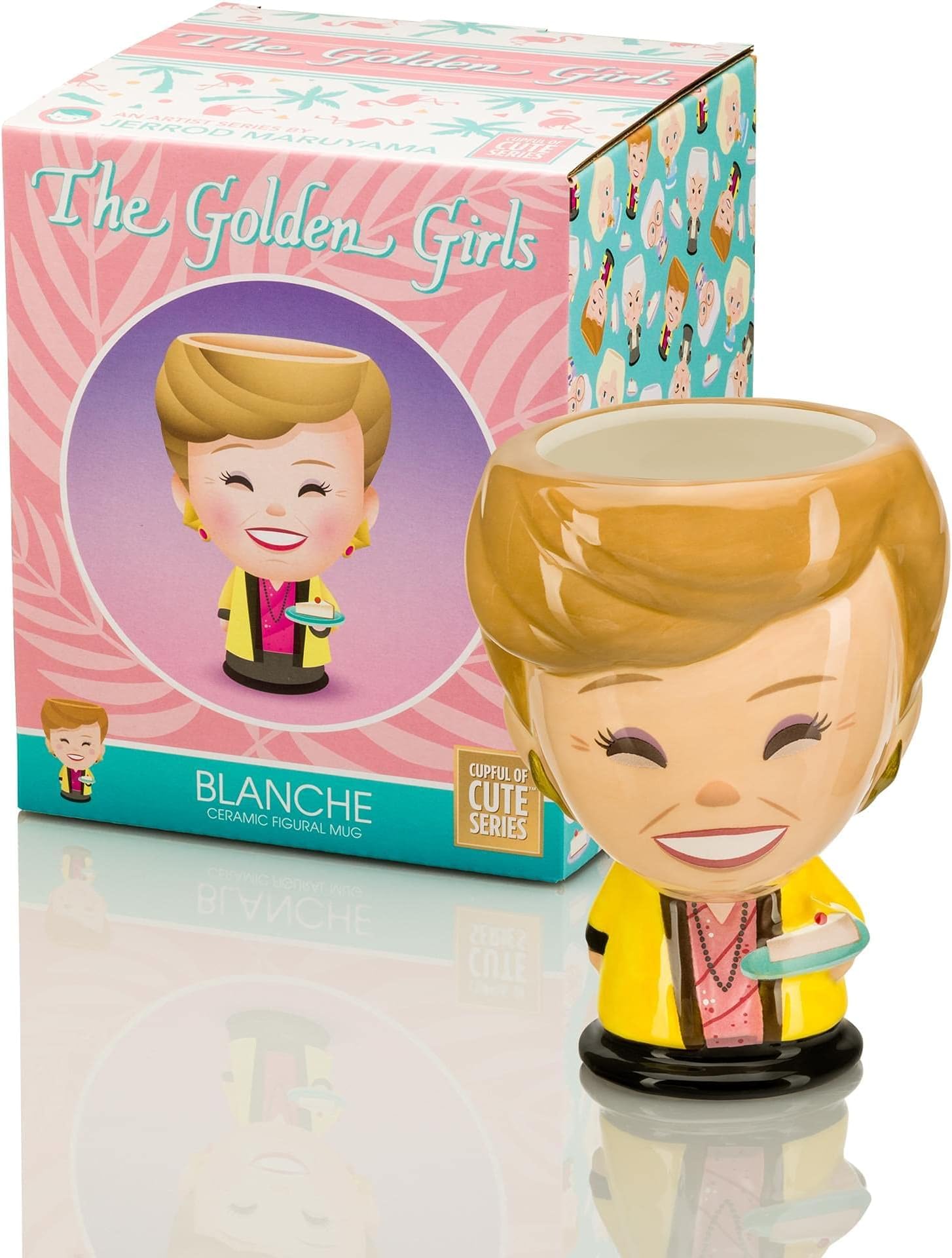 Beeline Creative Geeki Tikis Set 4 Mini Tazze In Ceramica The Golden Girls - 2 Oz L'una - Collezione Toynk Exclusive - 2
