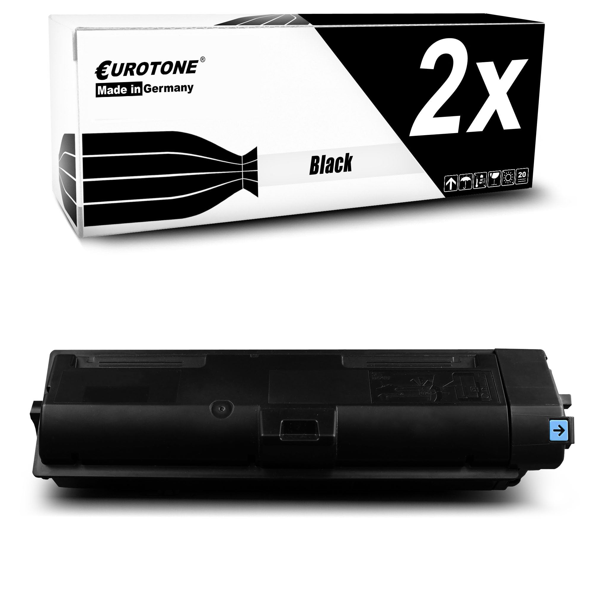 Toner TK-1150 noir compatible Kyocera Ecosys P2235 pour impression de documents - 8