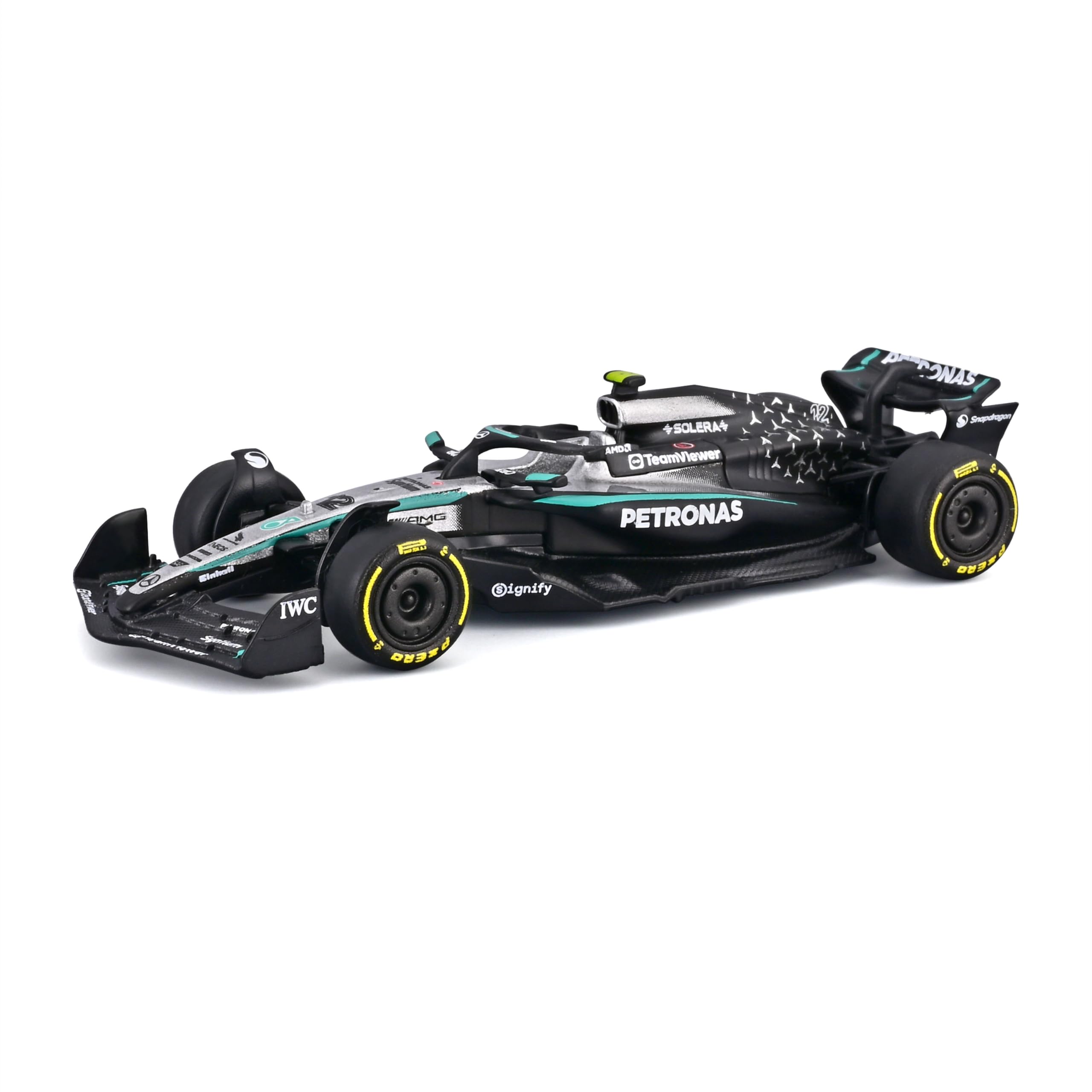 Amazon.com: 1:64 F1 Model for Benze F1 2025 W16 12# Kimi Antonelli