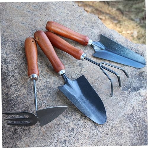 Miniatura 5 de VICASKY 12pcs Mini Garden Tool Set Thicken Iron Shovel Handle for Planting Transplanting Weeding and Lightweight Gardening Tools for Plant