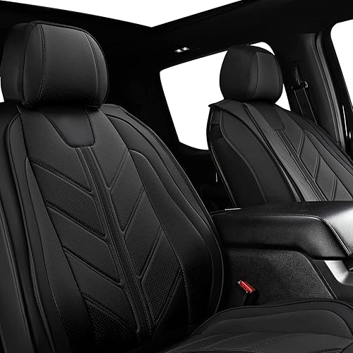 BALLIOL Fundas de asiento compatibles con Toyota Tacoma 2005-2023 SR SR5 TRD Off-Road TRD Pro TRD Sport Trall Edición Especial de piel sintética