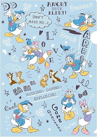 Amazon サンスター文具 ディズニー ファイル クリアファイル ポケット付 ドナルドダック S クリアホルダー 文房具 オフィス用品