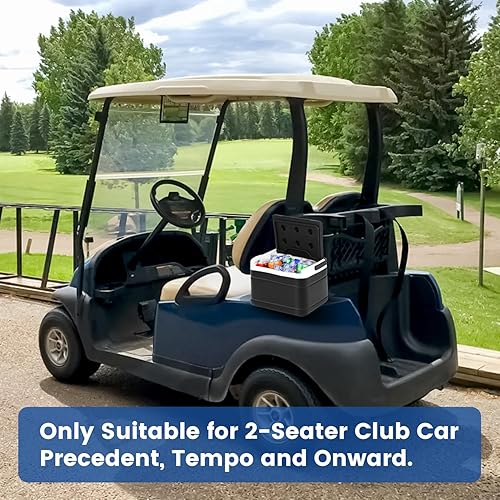 Miniatura 6 de Carro De Golf Enfriador De Hielo Con Soporte De Montaje Kit Caddy Para Club Car Precedent Tempo Y Adelante OEM 102588101 103886801 - Blanco Y Negro