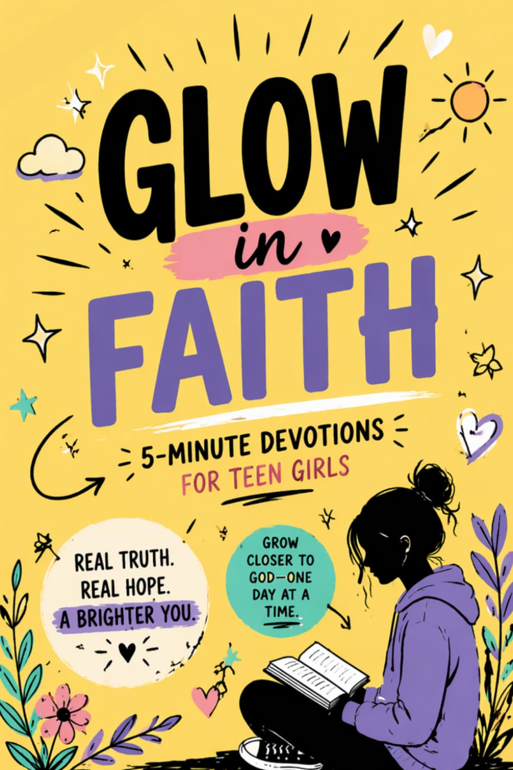 Glow in Faith: 5-Minute Devotions for Teen Girls to Build Confidence, Strength & a Strong Relationship with God