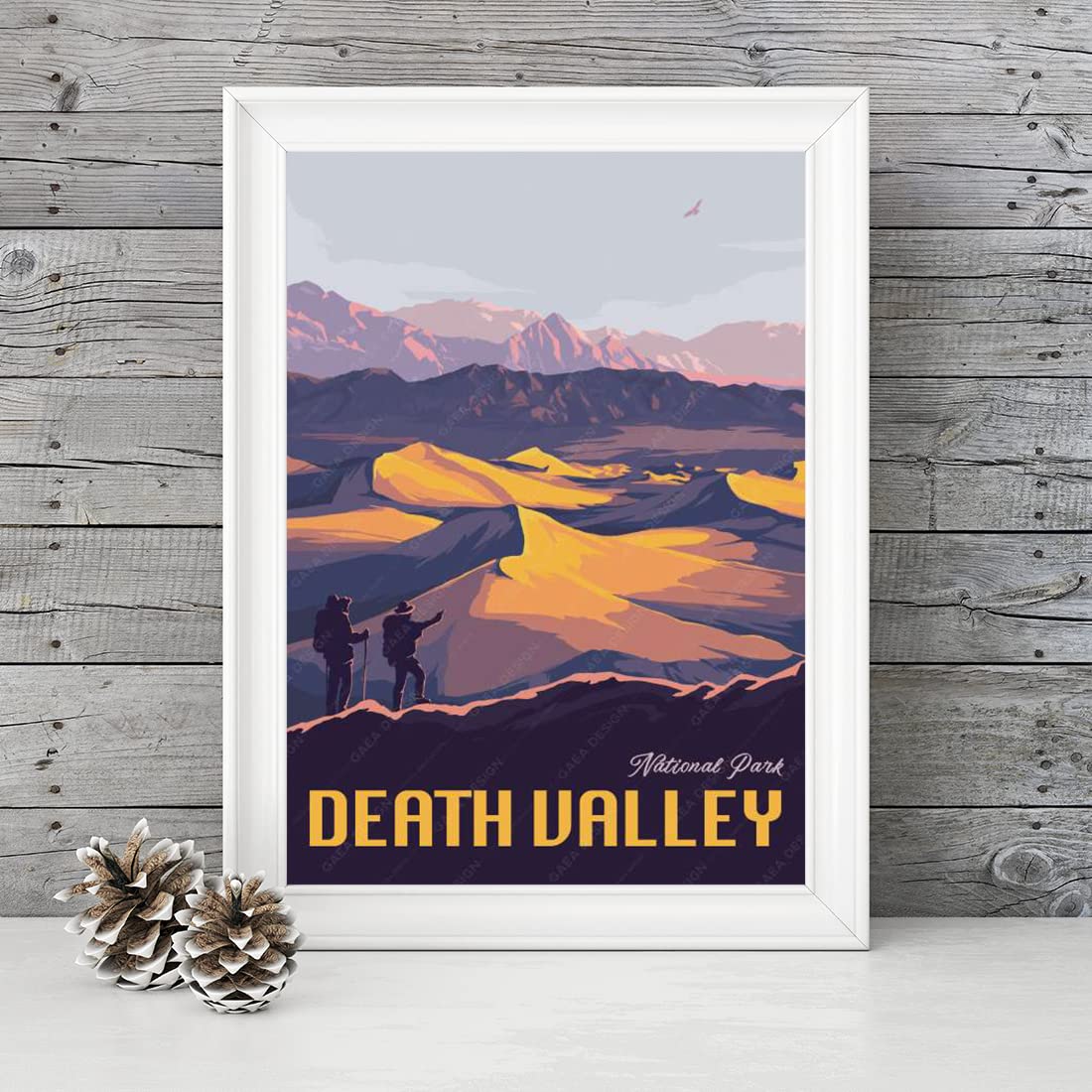 Death Valley National Park Posters Vintage Travel Poster American