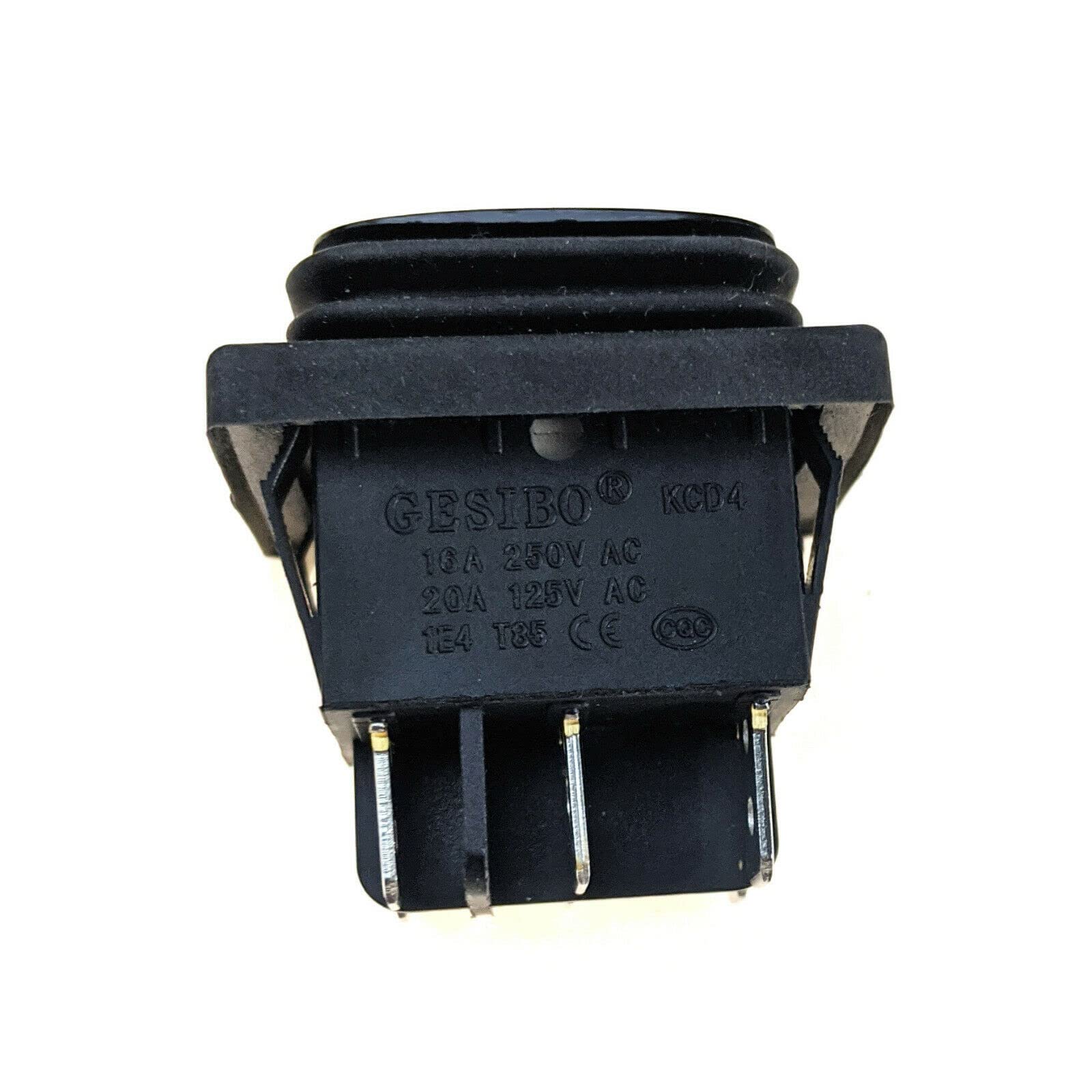 IndusTec 20A 12V Maintained - 6 Pin DPDT Rocker Water Proof Reversing Switch Maintained