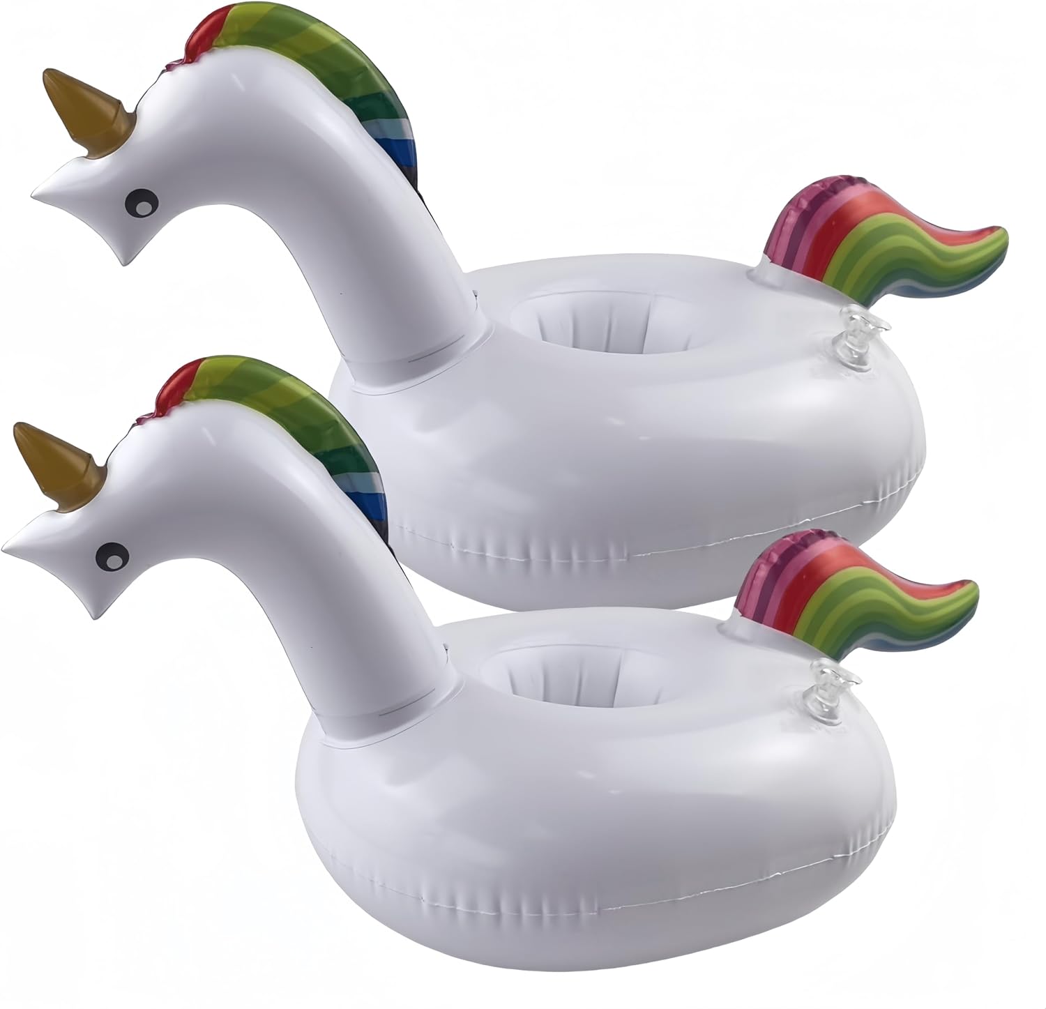 Floating Drink Holder, Drink Cup Floaties for Pool,Inflatable Drinking Holder Pool Drink Holder Beer Floaties for Parties and Summer Pool Water Fun