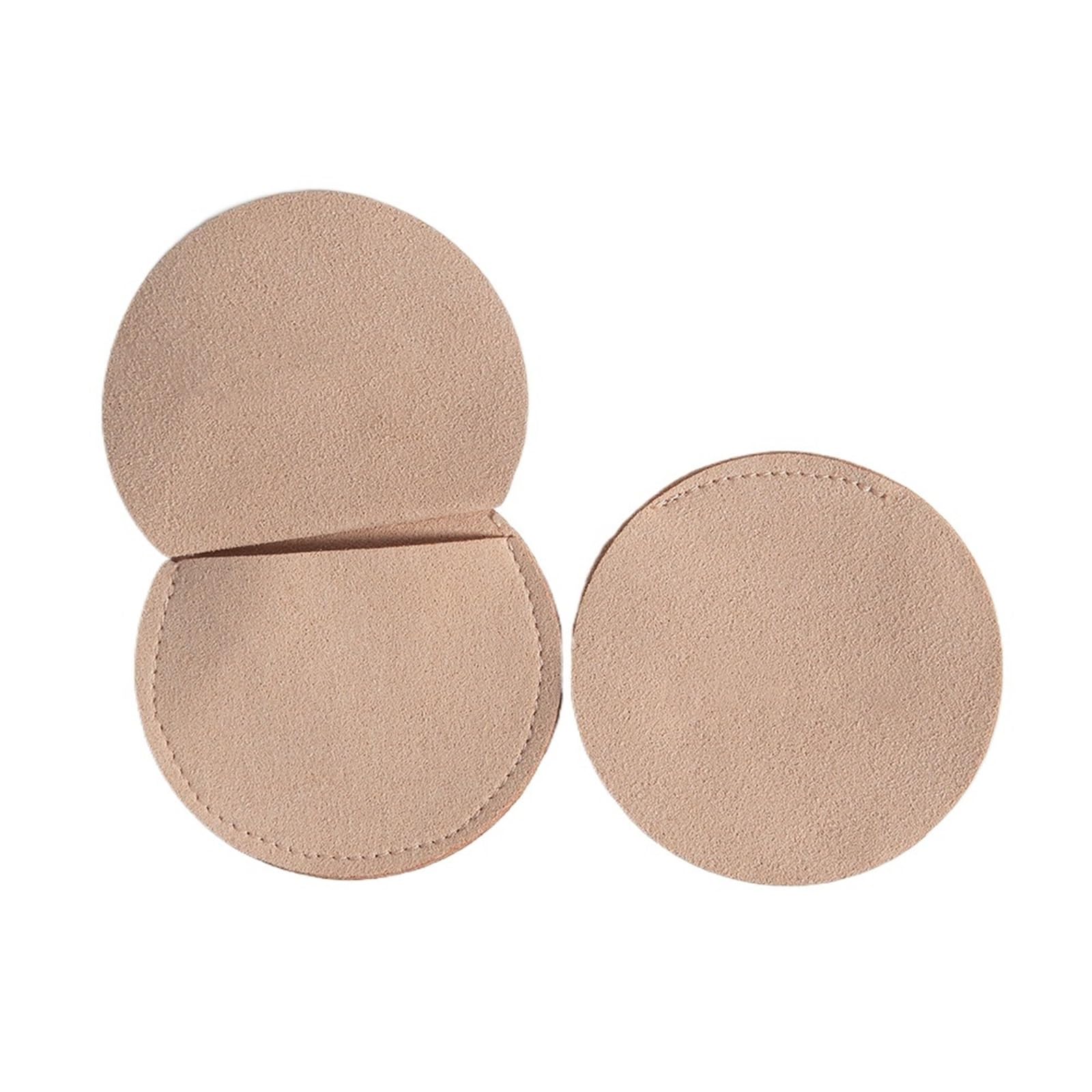 RRYPBOVG Jewelry Storage Bag 5pcs 7x7cm Earrings Jewelry Bag Round Velvet Suede Storage Pouch Ring Bracelet Necklace Travel Organizer
