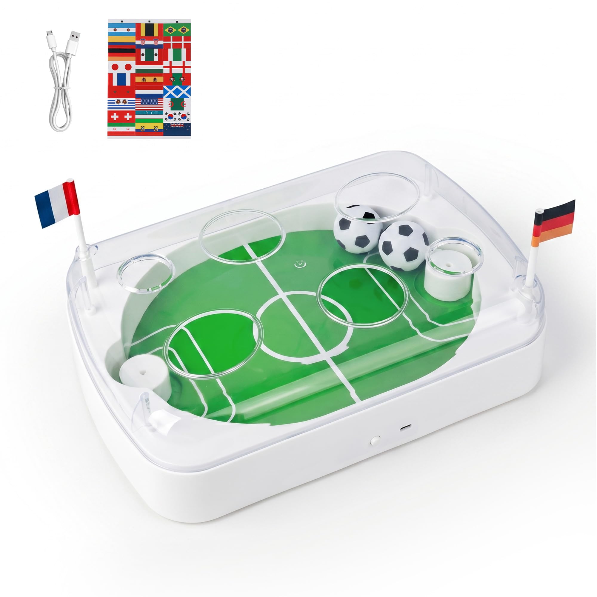 Pet Prime Interaktives Katzenspielzeug für Wohnungskatzen, automatisches bewegungsaktiviertes Jagd-Fußballspiel, USB wiederaufladbar, geistige Stimulation & Bewegung