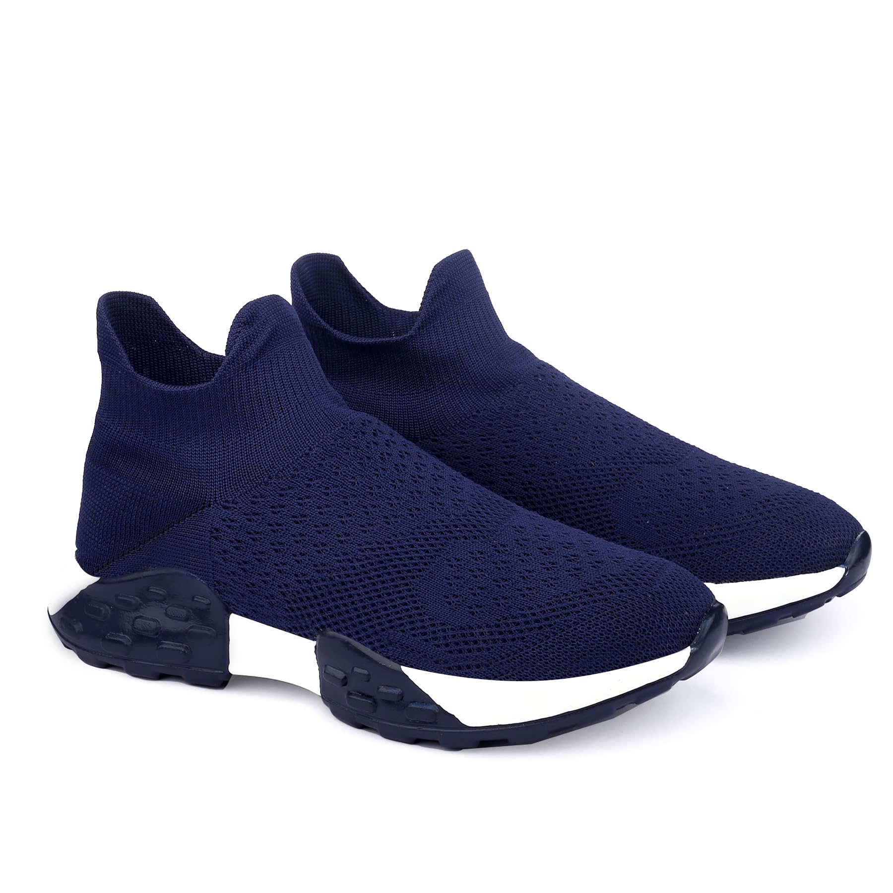 Mens Knitted Material Blue Casual Sports Running and Outdoor Light Weight Shoes.- 11 UK (B0CY2RT25B) Amazon Price History, Amazon Price Tracker