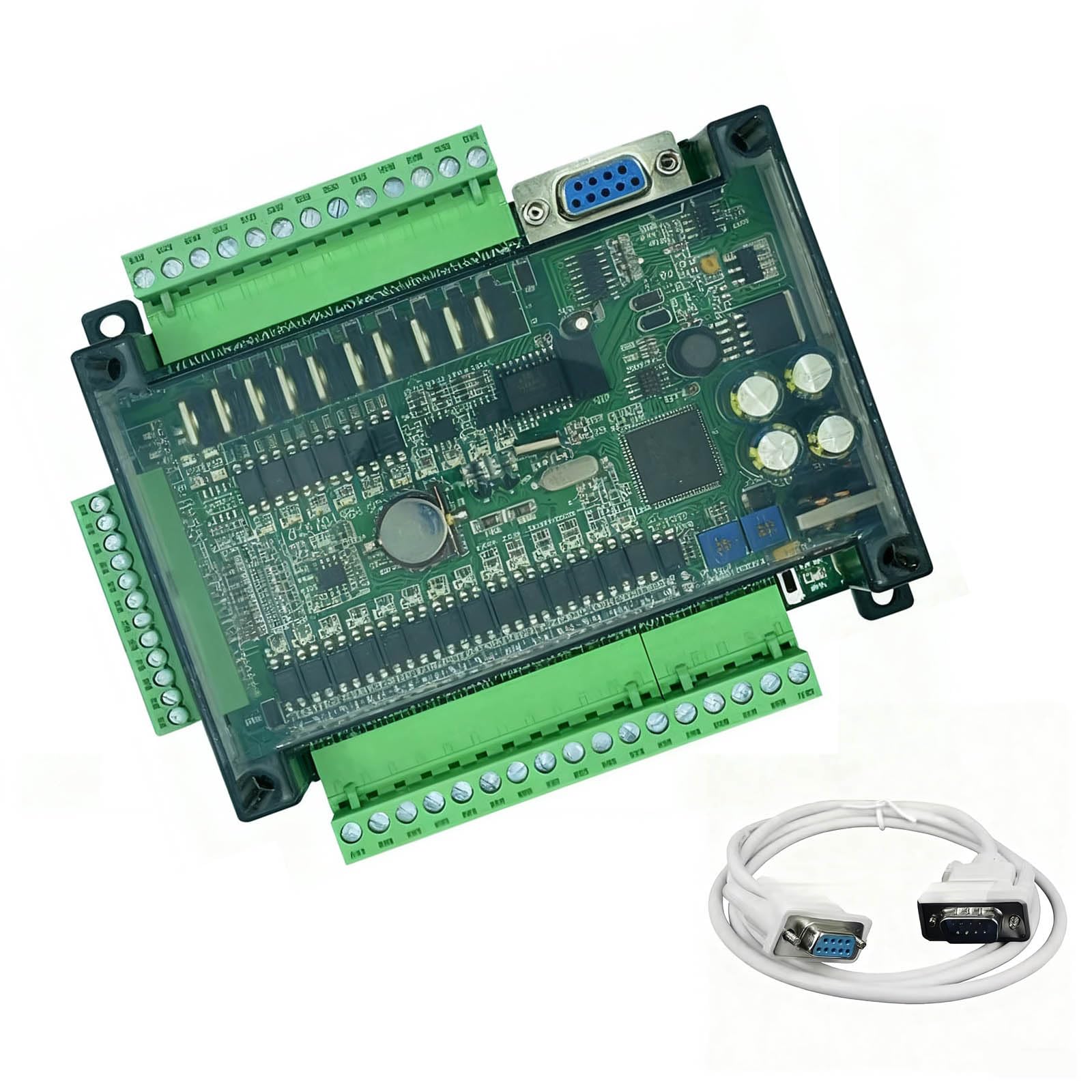Leistungsstarke SPS-Steuerplatine FX3U 24MT 14 Eingänge 10 Transistoren Ausgang Industrielle MCUs AntiInterferenz-Transistoren Ausgang Industrielle MCUs AntiInterferenz