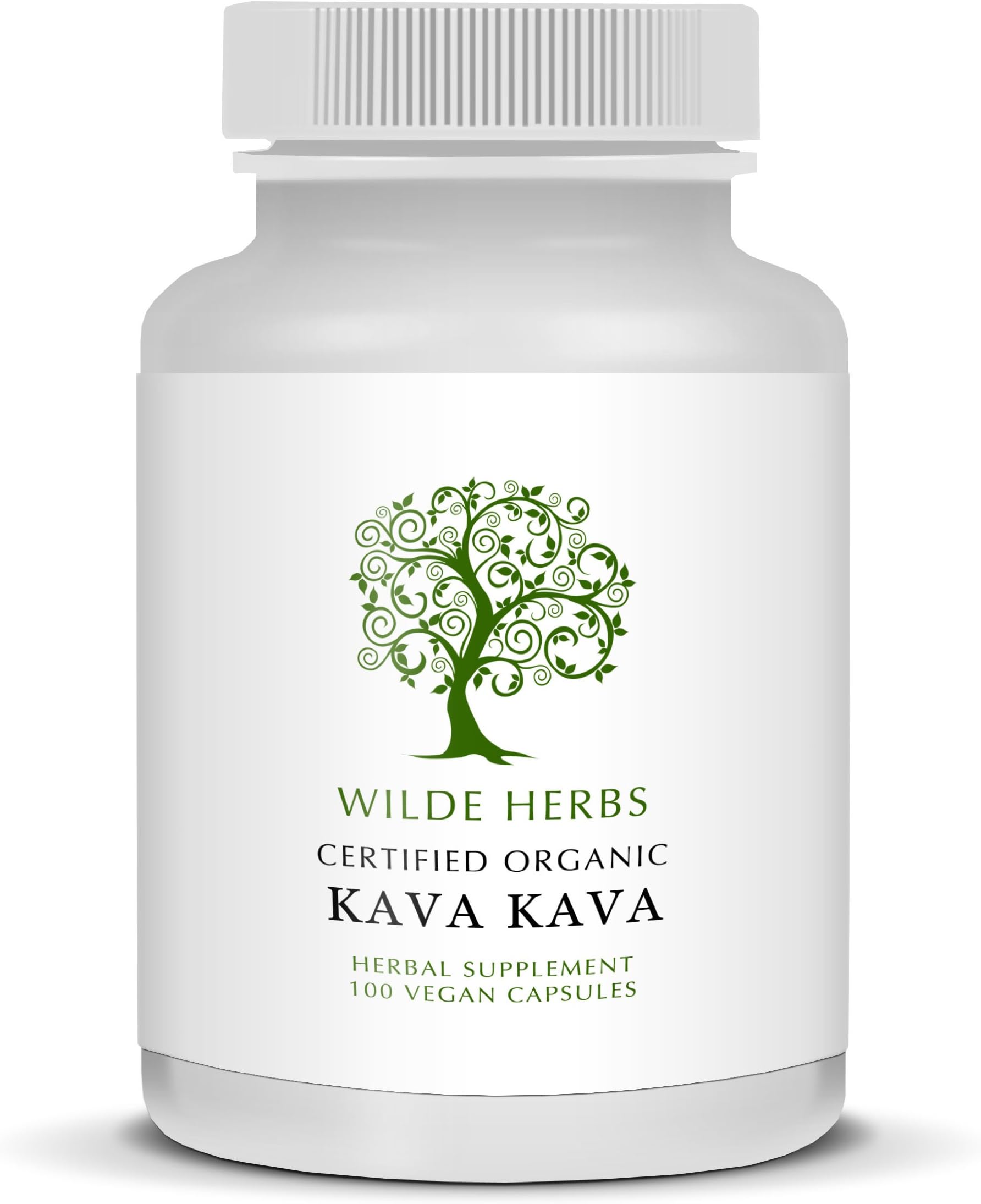 Organic Kava Kava 100 Capsules (Wilde Herbs)