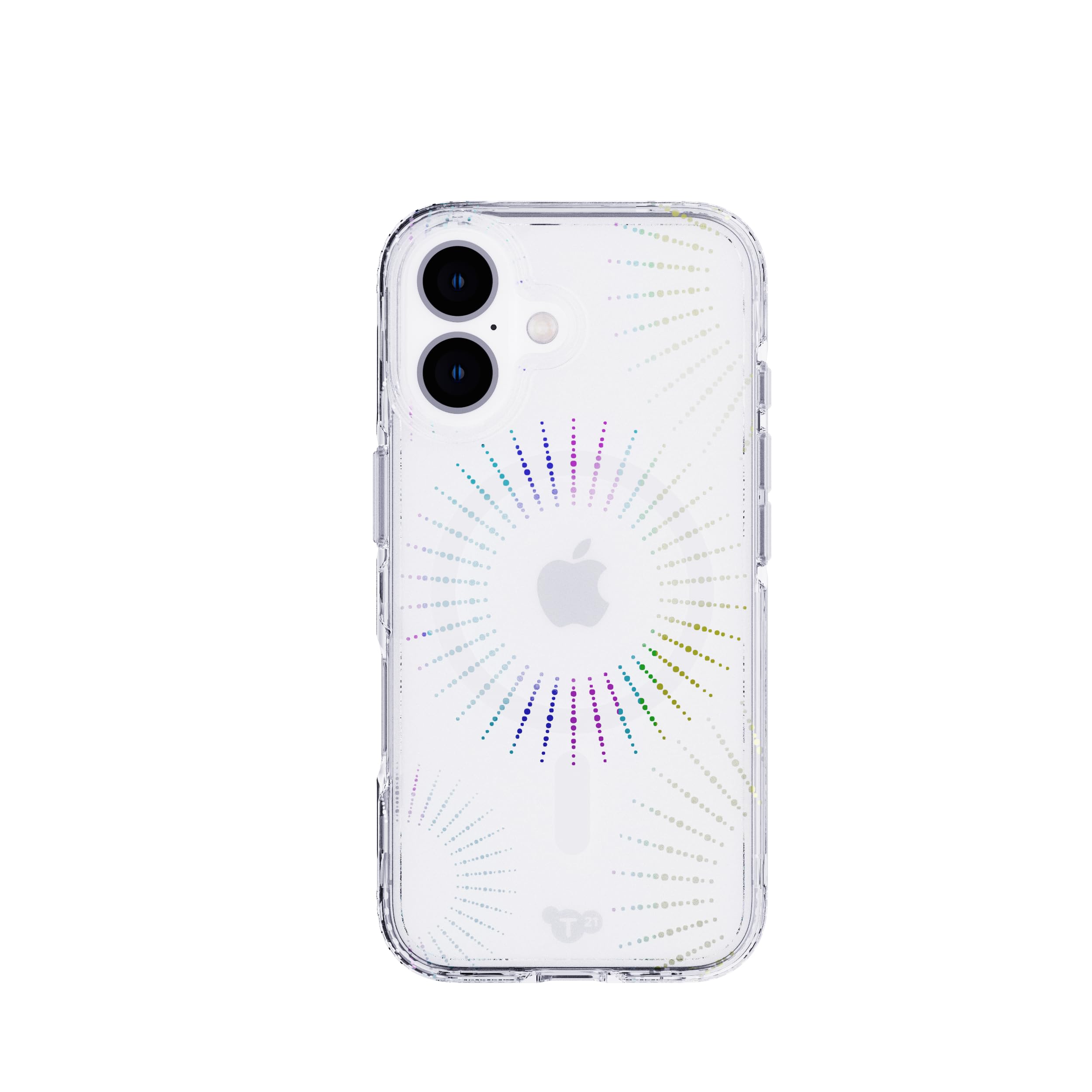Tech21 EvoSparkle for iPhone 16 - Compatible with MagSafe - Impact Protection Case - in Lunar