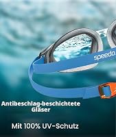 Ochelari de înot pentru copii Speedo Hydropulse Junior - Pool Blue/Chilliblue/Lghtsmoke, anti-aburire, etanși, unisex 6