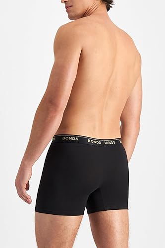 Miniatura 4 de Bonds Calzoncillos tipo bóxer Guyfront de longitud media en algodón para hombre, paquete de 3