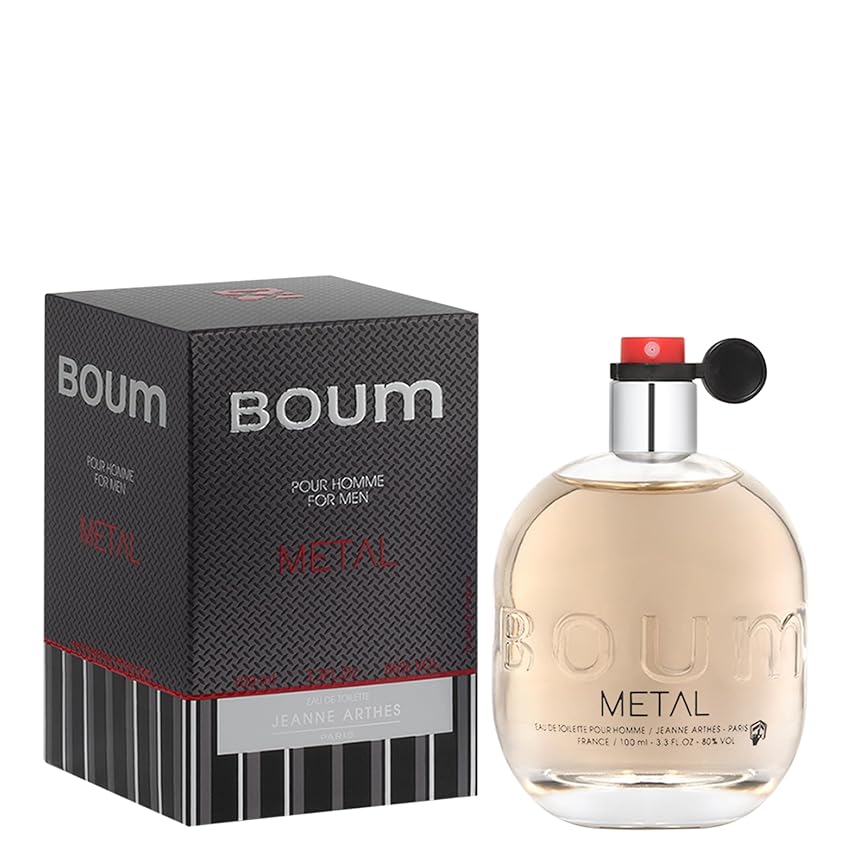 Jeanne Arthes - Boum Metal - Eau de Toilette - Homme - Made in France - 100 ml