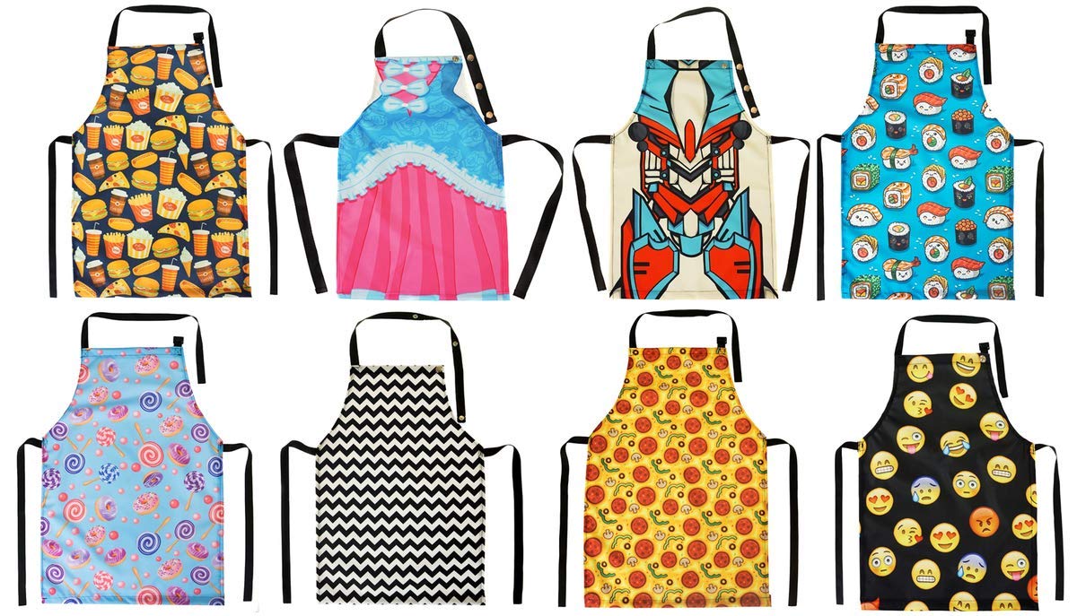 Ferocity Kinderschürze Mit Fuchs-Motiv – Malschürze & Kochschürze Für Kinder, Waschbarer Polyester