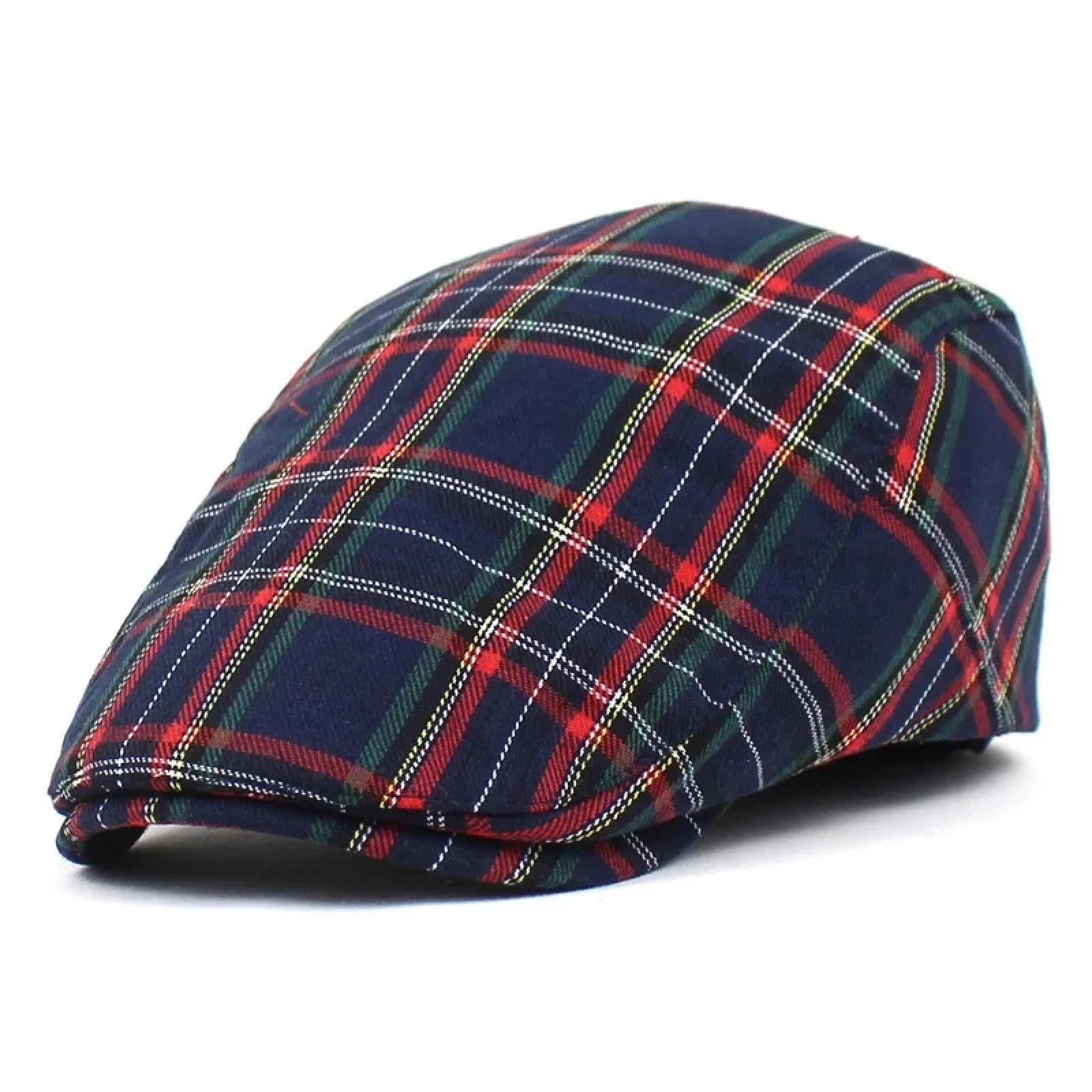Béret Homme Femmes Denim Béret Casquettes pour Femmes Hommes Casquette Vintage Unisexe Jeans Bérets Newsboy Chapeau Décontracté Réglable À Carreaux Chapeaux Style14
