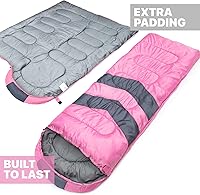 Vista 3 de MalloMe Sleeping Bags for Adults Cold Weather & Warm - Backpacking Camping Sleeping Bag for Kids 10-12, Girls, Boys - Lightweight Compact Camping