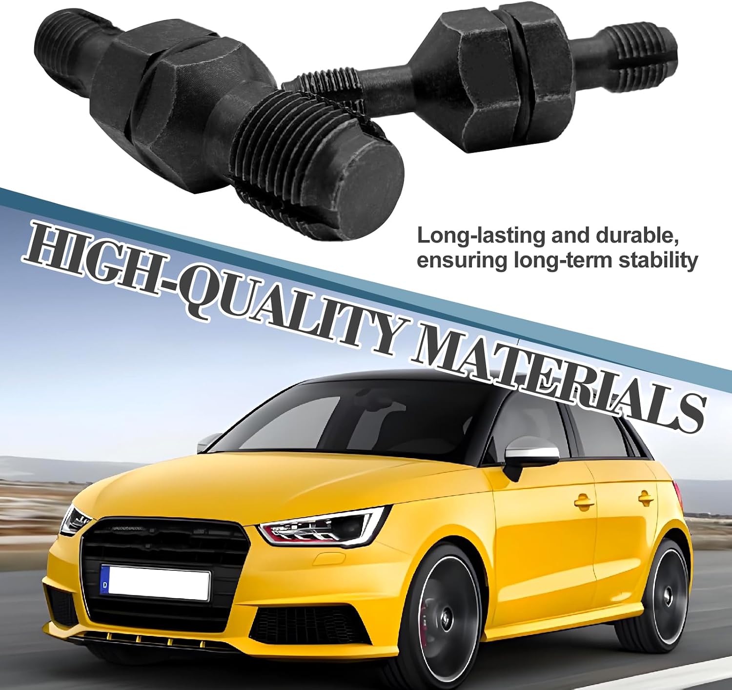 2-Piece Spark Plug Thread Chaser Tool, Double-Ended High Carbon Steel Spark Plug Thread Repair Kit, Spark Plug Tapper with M10 x 1.0, M12 x 1.25, M14 x 1.5, M18 x 1.5 (Type A + B)