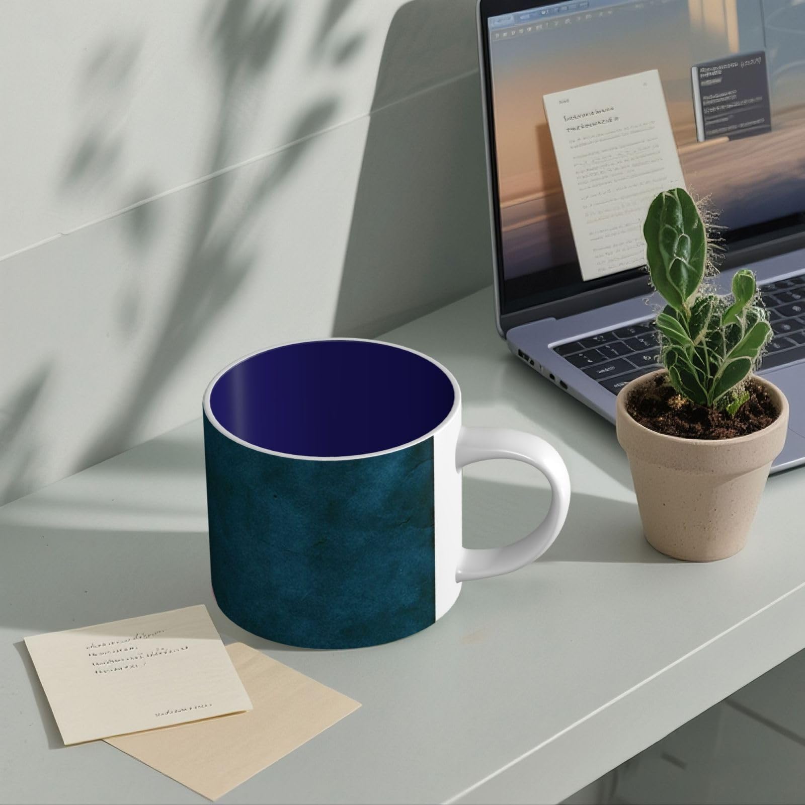 Halloween Flamingo Hexenhut bedruckte große Kapazität Keramik Tassen Kaffeetasse