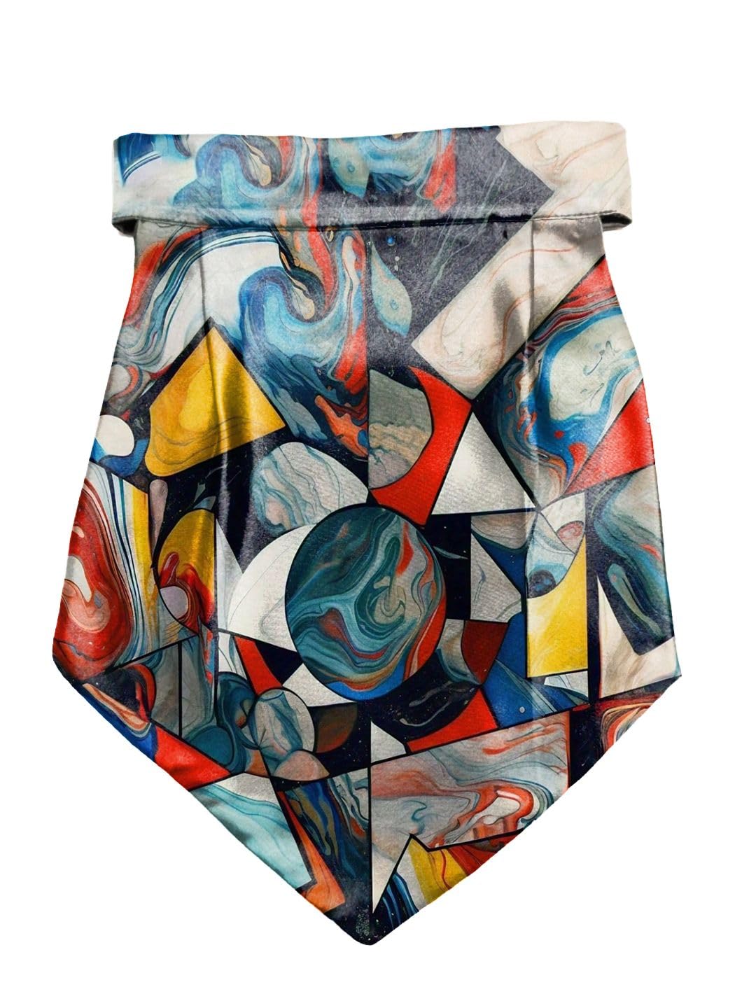blacksmith Vintage Printed Cravat with Matching Pocket Square for Men - Scarf Neckwear Cravat for Men with Matching Pocket Square-picture-28