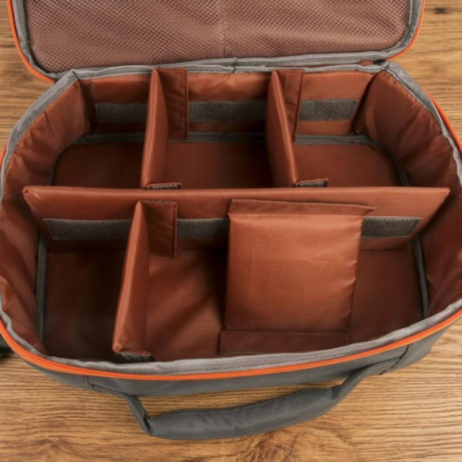 Angelrollen-Organizertasche Reißverschluss Angelrollen-Tasche Verstellbarer Schulterriemen Angelzubehör Tasche