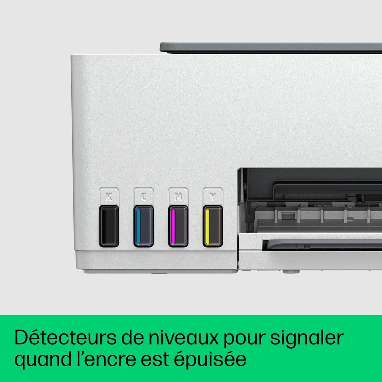 HP Smart Tank 7606, 28C03A, Imprimante Multifonction A4 avec réservoir d’Encre Rechargeable, Impression Couleur, Scanner, Photocopieur, Fax, Wi-FI, Application Smart, Blanche et Bleue