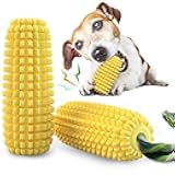 Carllg Dog Chew Toys for Aggressive Chewers, Indestructible Tough Durable Squeaky Interactive Dog Toys, Puppy Teeth Chew Corn Stick Toy for Small Medium Large Breed