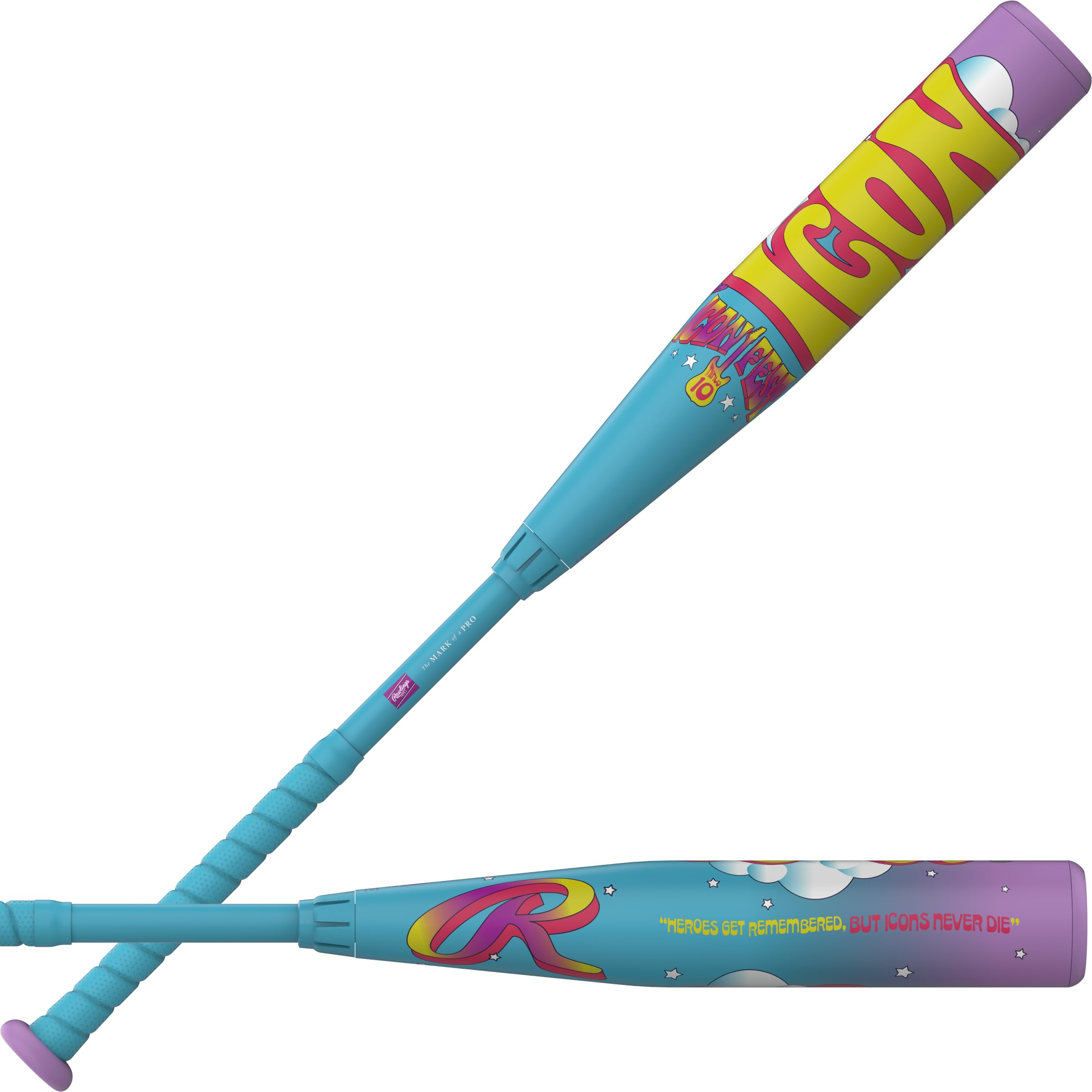 Rawlings | 2026 | ICON Baseball Bat | USSSA | -5 / -8 / -10 Drop | 2 3/4" Barrel | 2 Pc. Composite | Multiple Colors