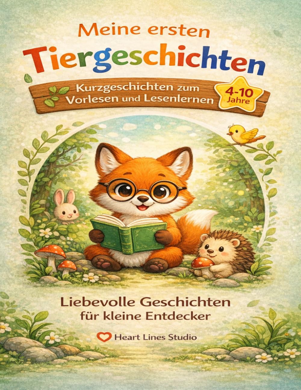 Meine ersten Tiergeschichten: Kurzgeschichten zum Vorlesen und Lesenlernen für Kinder von 4–10 Jahren