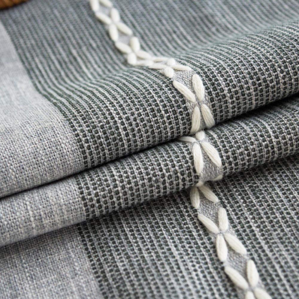 Mantel para Mesa de Fácil Limpieza Resistente Al Desgaste Transpirable Manteles Estampados Antimanchas B Azul Gris 136 × 188cm