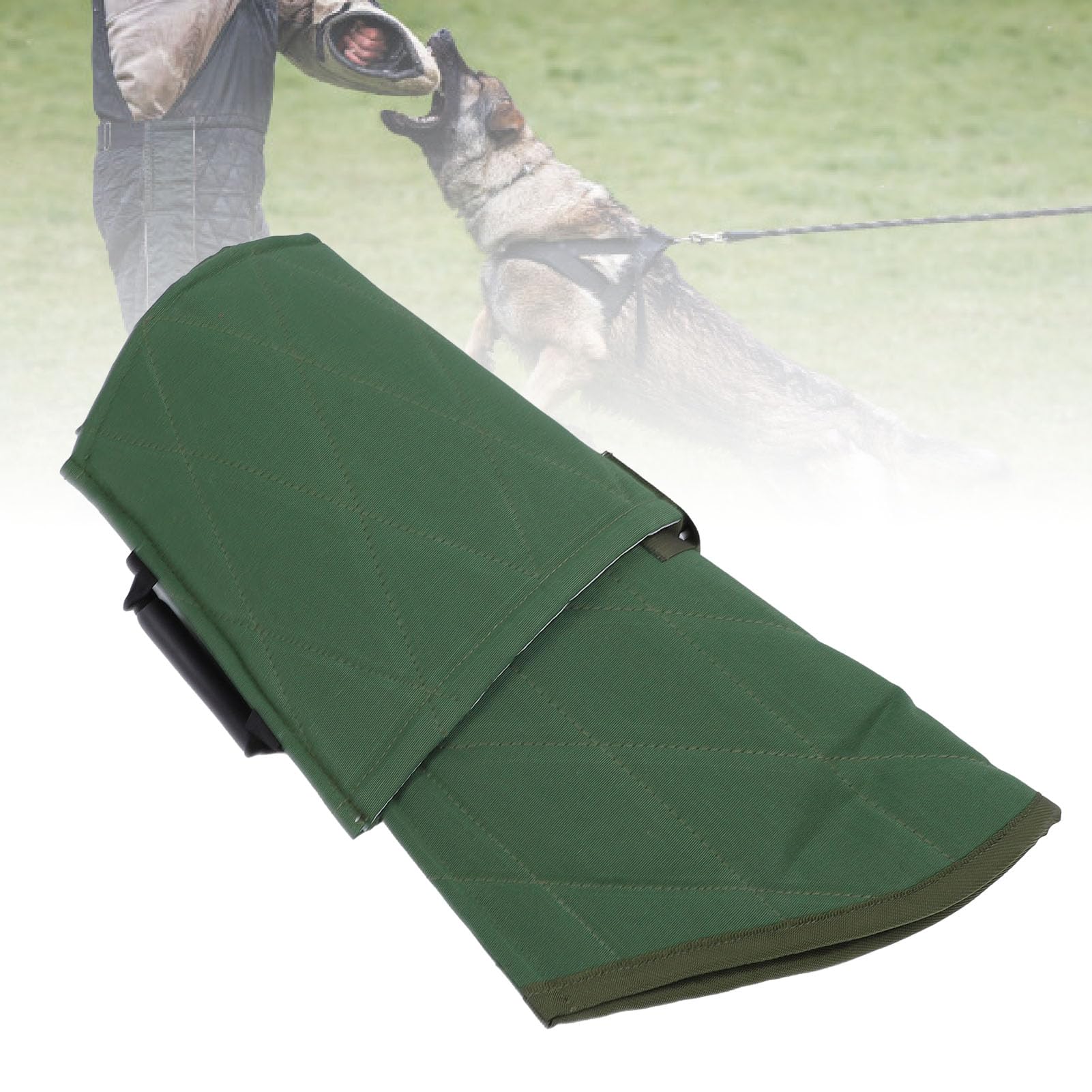 Fockety Manga de Mordedura de Perros, Juguete de Almohada, Protección contra la Protección del Brazo Set de Entrenamiento de Mordedura de Perros, Juguete de Remolcador de Perros (Verde)