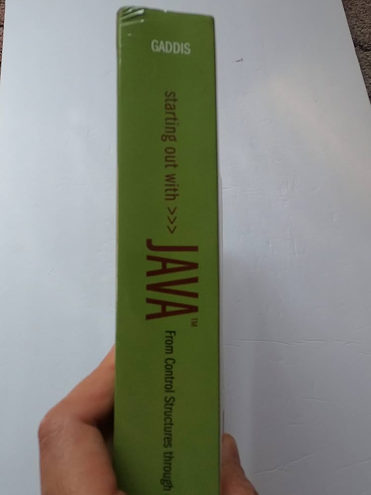 Upstart！ 洋書 Starting Out with Java: From Control Structures through