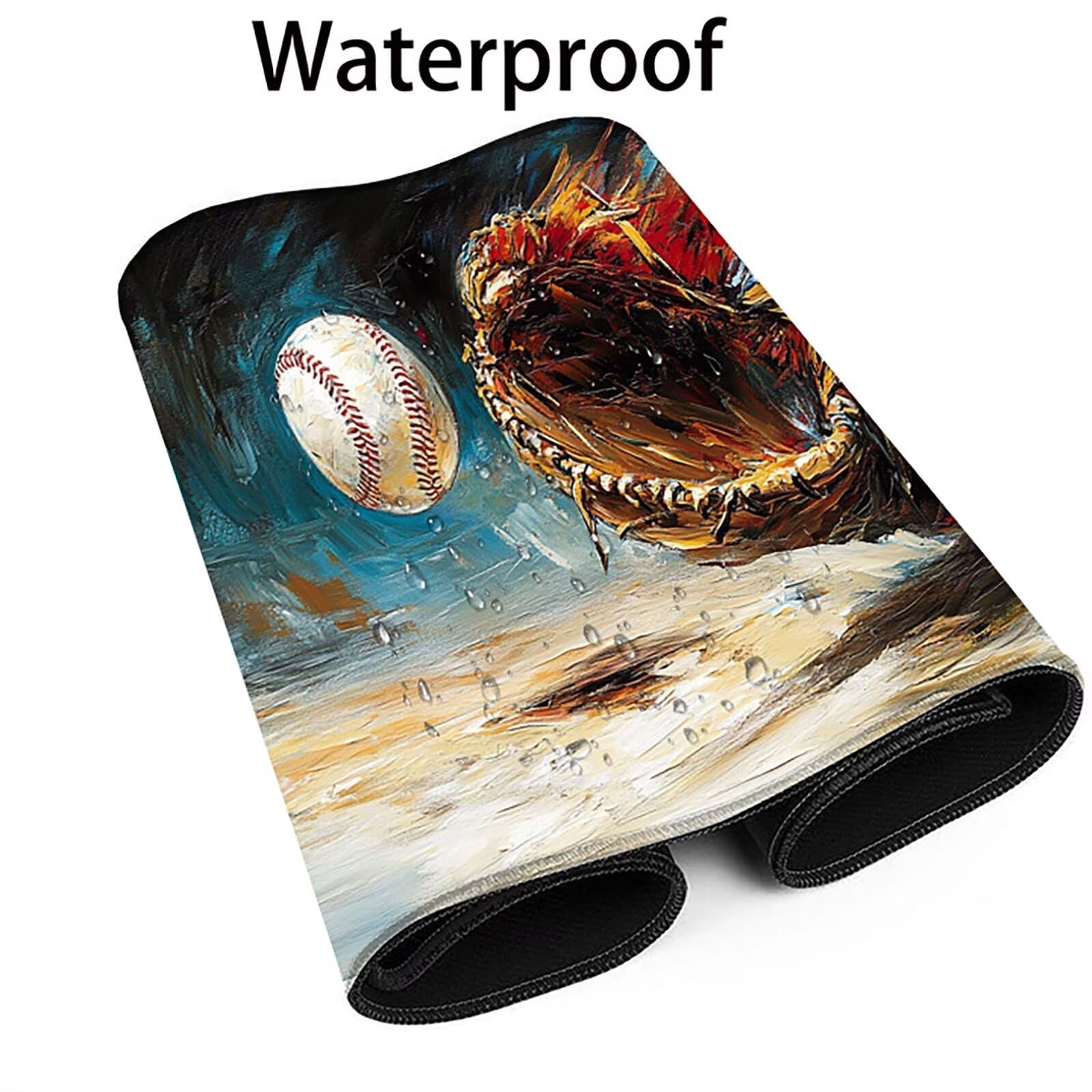 Podkładka pod mysz, podkładka pod mysz XXL, podkładka pod mysz dla graczy, podkładka pod mysz, podkładka pod mysz XXL, akcesoria biurowe, podkładka pod mysz do gier, mysz (Baseball) (1000x500x3mm