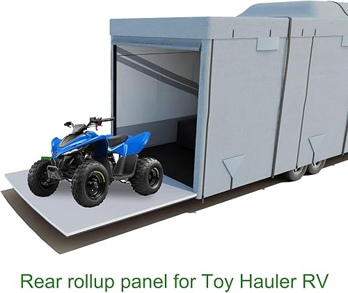 Miniatura 5 de GEARFLAG Cubierta de 5 capas para caravana de 5 rueda, se adapta a 28 pies a 30 pies con correas laterales reforzadas a prueba de viento anti-UV,