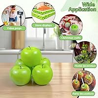 Vista 6 de Caja de 12 manzanas verdes artificiales