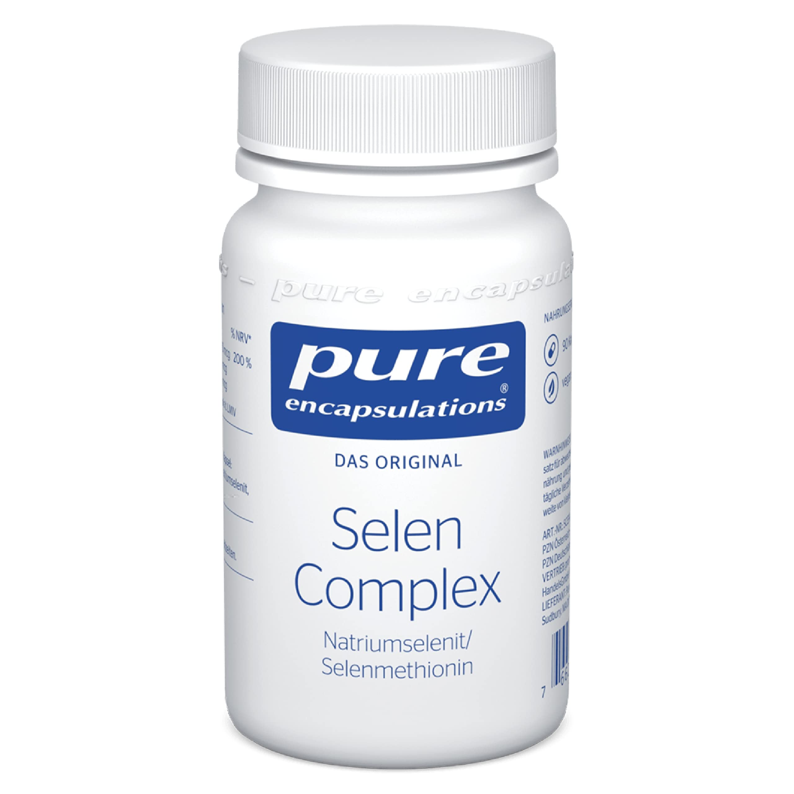 Pure Encapsulations - Selen Complex - Immunsystem stärken - Nahrungsergänzungsmittel für die Schilddrüse - 90 Kapseln