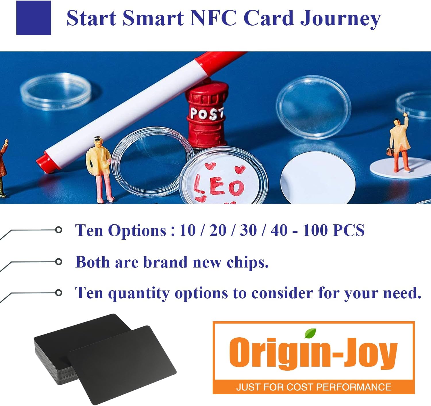 Origin-Joy 書き換え可能なNFCカード 50枚 NTAG215 NFCカード 504バイトのブランクラベリングタグ Tag Amazon |  25枚 NTAG215 NFCタグブランクNFCコイン型カードホワイトPVCカード 30mm直径ラウンドカード  はAmiiboおよびTagMoで動作します，互換すべて支持NFCの携帯電話 ...