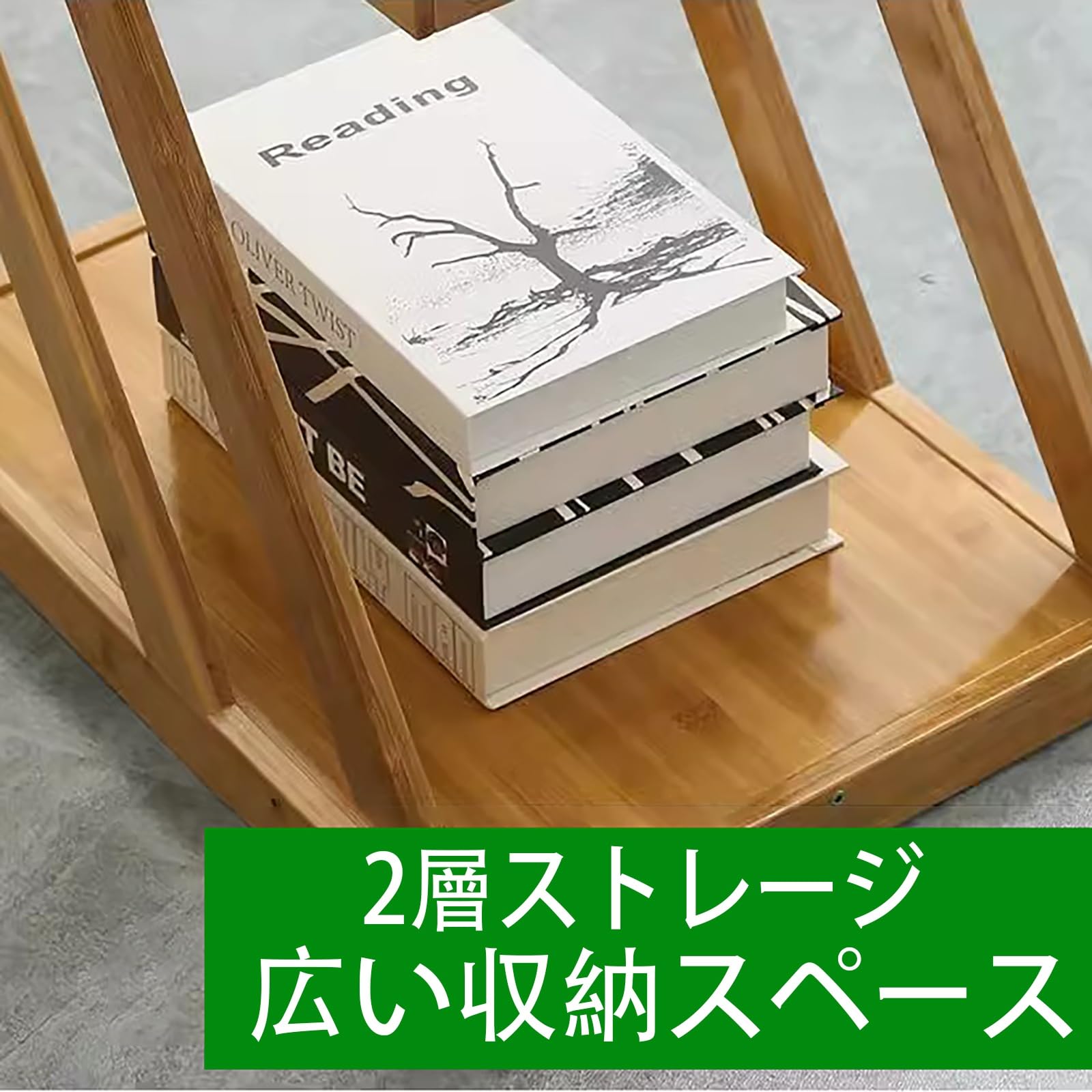 Amazon｜MIISAGS オープンシェルフ ラック サイドテーブル ナイト