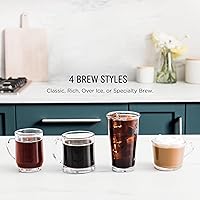 Vista 3 de Ninja Cafetera Una sola porción Prepara con cápsulas de café y molidos Compatible con cápsulas de café K-Cup 4 estilos de preparación