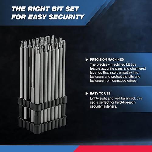 Vista 18 de NEIKO 10067A - Juego de herramientas de destornillador de tuerca de impacto magnético y broca eléctrica, 8 piezas, SAE 6 pulgadas Juego