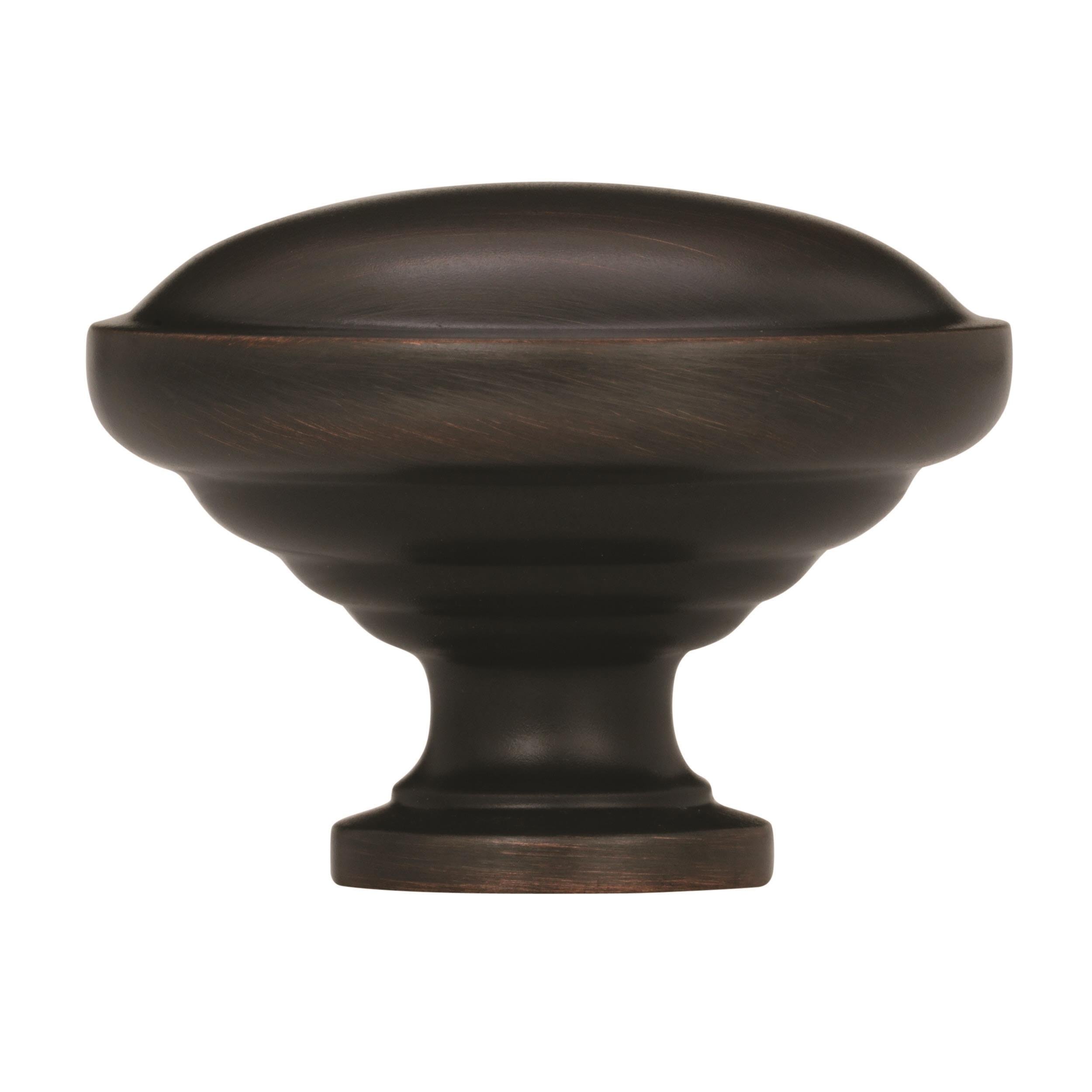 Amerock BP53015-ORB Allison Button Knob 1-1/4-Inch Diameter, Oil Rubbed Bronze, Oil-rubbed Bronze, Pack Of 1 - Image 3