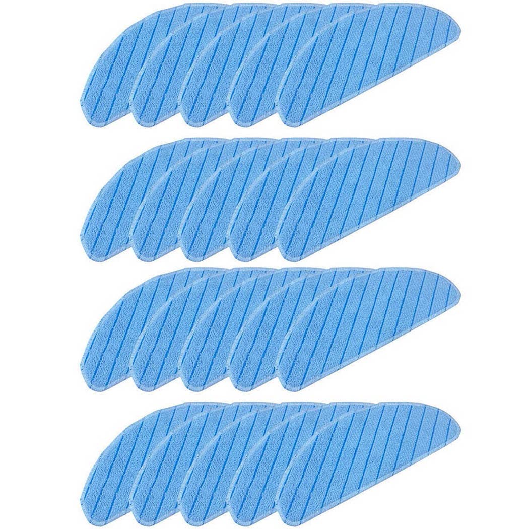 Odashen 20Pcs Mop Cloth Repalcement Wipes for Ecovacs Deebot T9 AIVI T9 PRO T9 MAX T9 Power Vacuum Cleaner-picture-15
