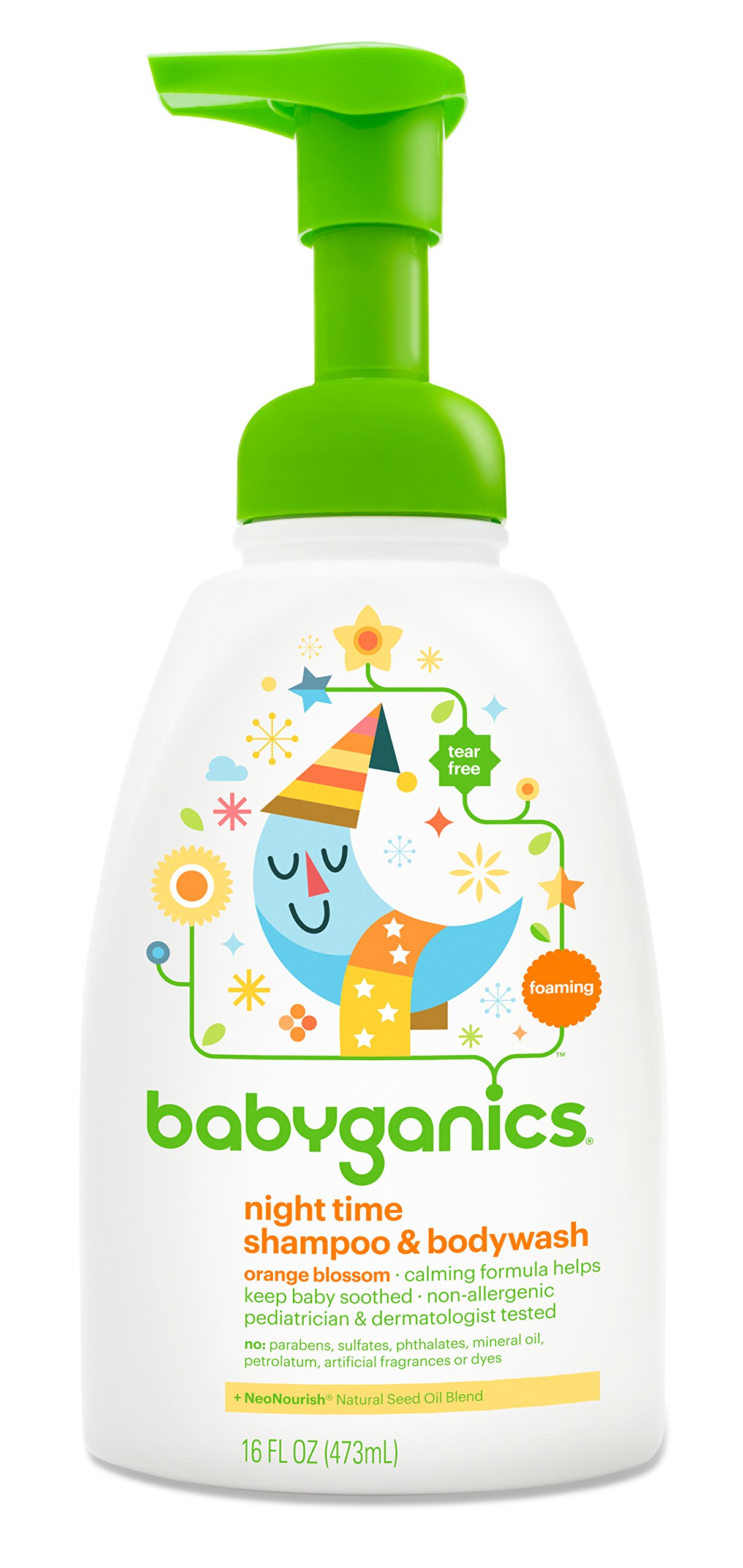 Babyganics Baby Shampoo + Body Wash 16 oz
