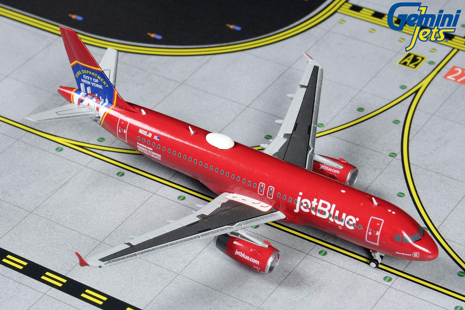 Gemini JETBLUE A320 1/400 FDNY : Amazon.sg: Toys