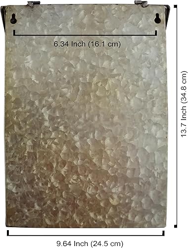 Miniatura 6 de NACH Buzón con bloqueo, 13.9 x 3.93 x 10.6 pulgadas, dorado, montaje en pared, buzón con cerradura Emily