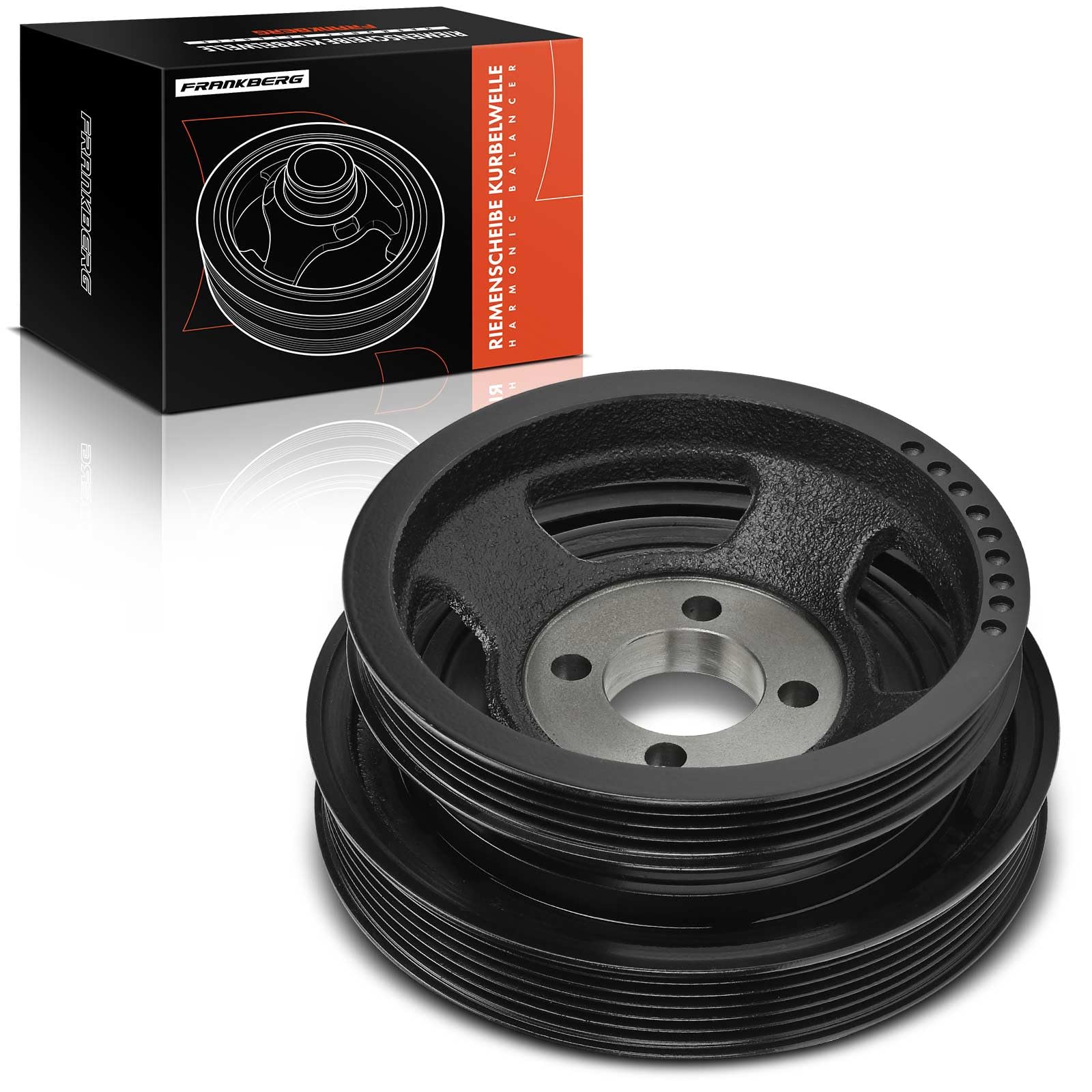 Frankberg Puleggia albero motore 55182506 | Compatibile con: Qubo 225, Doblo Box/MPV 223, Linea 110 323, Doblo MPV 119 223, Siena 172 178 372, Fiorino Box/MPV 225