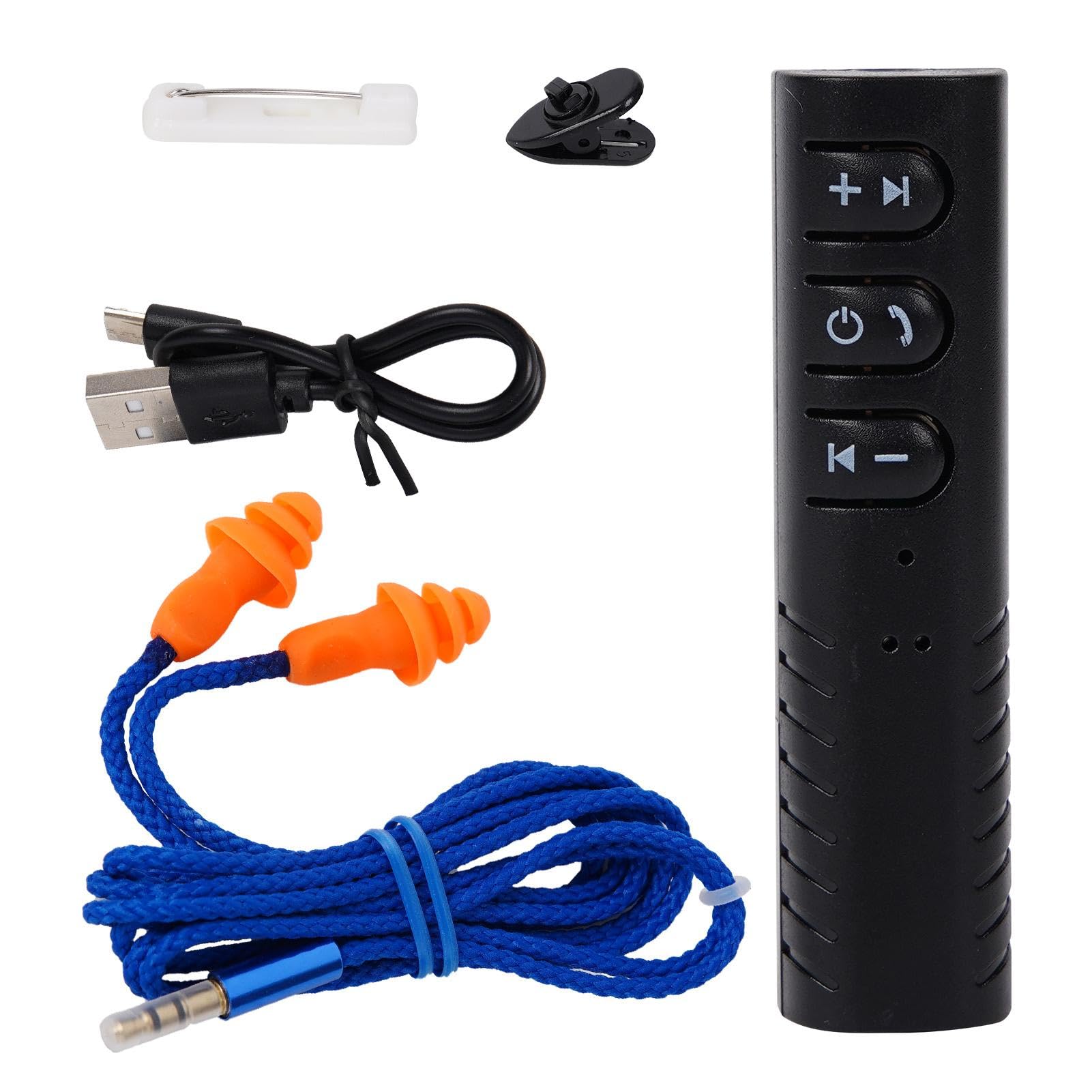 Cuffie senza fili con tappi per le orecchie, cuffie senza fili per il lavoro, cuffie senza fili di sicurezza, auricolari senza fili portatili, auricolari in-ear