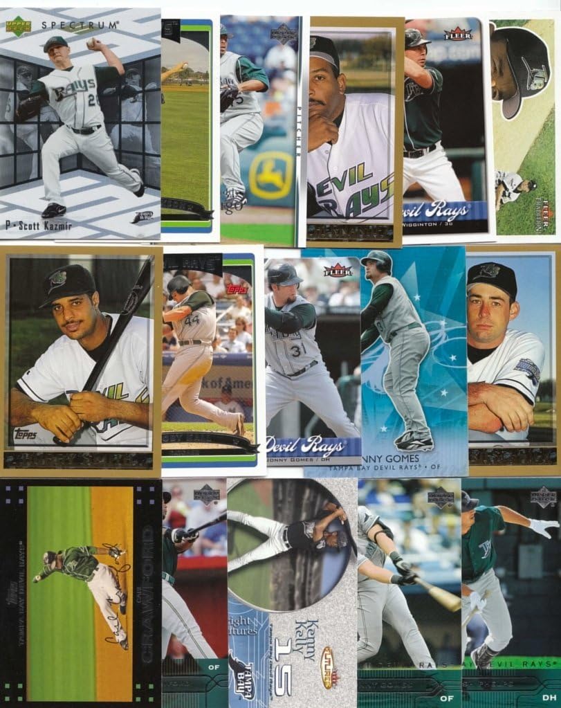 300+ Tampa Bay Rays Baseball Cards/All Different with 2019 Topps